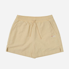 Women's Fila Nylon Woven Shorts - Yellow