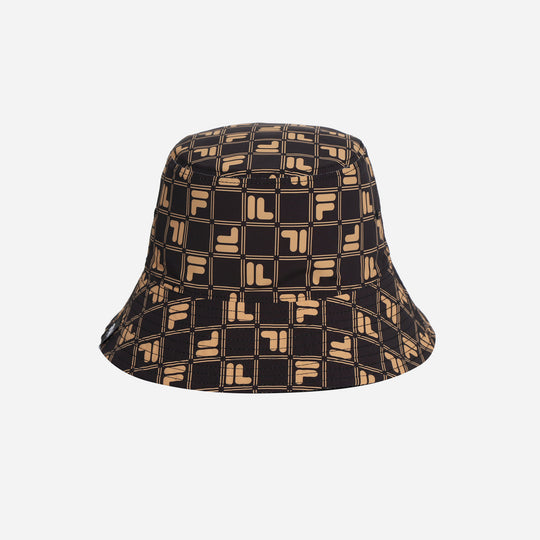 Fila Monogram Bucket Hat - Black