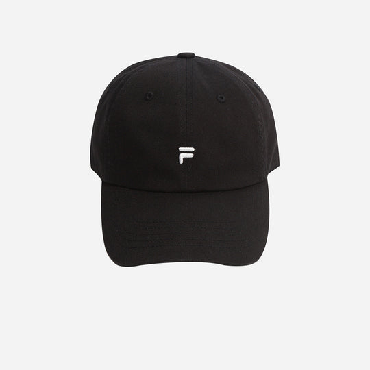 Unisex Fila Small Logo Ball Cap - Black