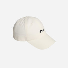 Unisex Fila Logo Fila Ball Cap - White