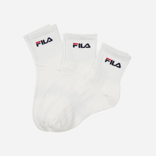 Fila 3 Bundle Socks - White