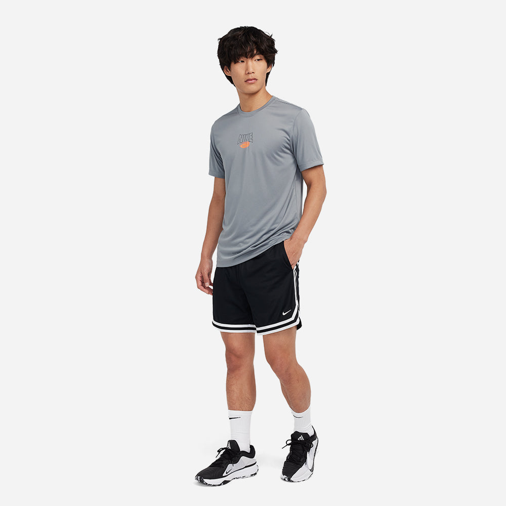 Quần Ngắn Thể Thao Nam Nike DNA Dri-Fit 6 Inch Basketball - Đen - Supersports Vietnam