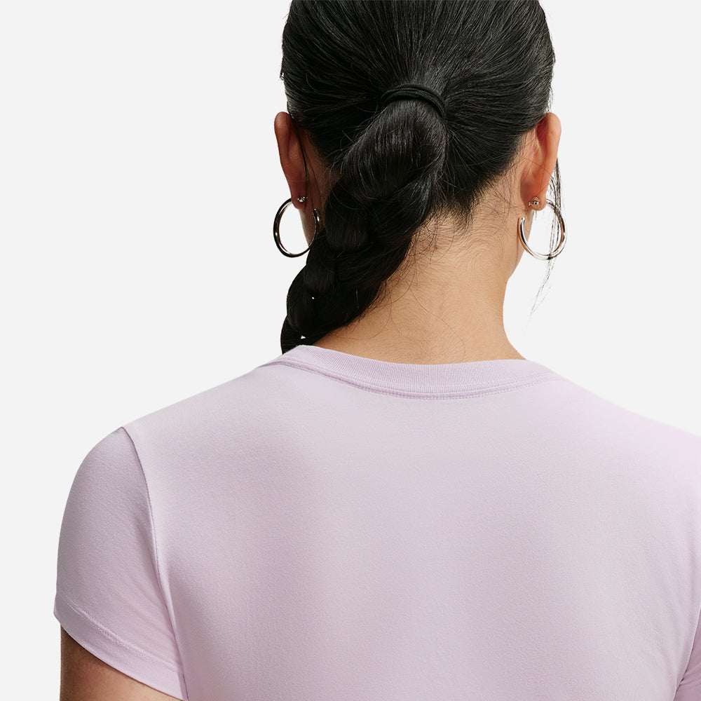 Áo Thun Nữ Nike Sportswear Chill Knit - Hồng - Supersports Vietnam