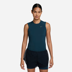 Women's Nike Dri-Fit Pocket  Tank - Navy