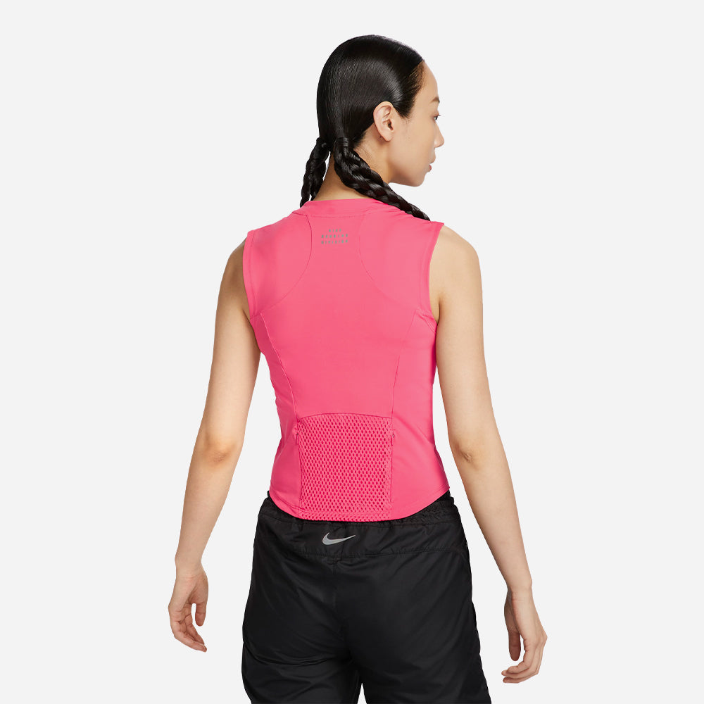 Áo Ba Lỗ Nữ Nike Dri-Fit Pocket- - Hồng - Supersports Vietnam