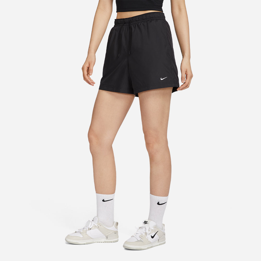 Quần Ngắn Nữ Nike As Mid-Rise Classic Wovens Srt - Đen - Supersports Vietnam