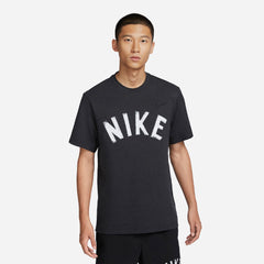 Men's Nike Dri-Fit Primary Swoosh Top T-Shirt - Black