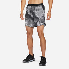 Men's Nike Dri-Fit Brief-Lined Stride Shorts - Gray