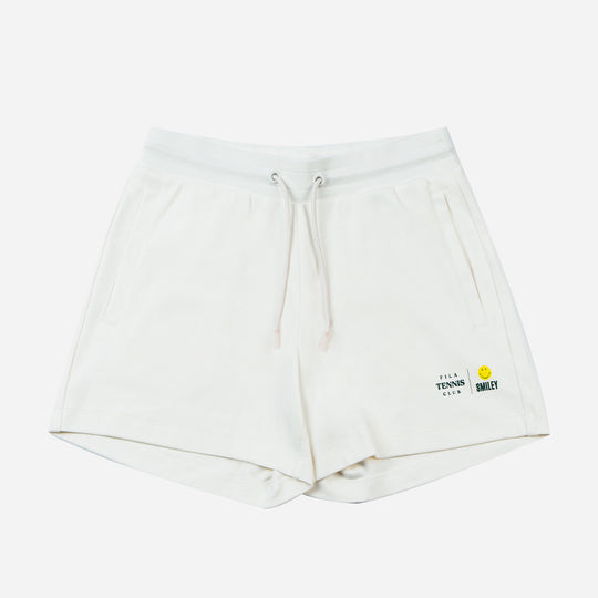 Women's Fila Tennis Club X Smiley Shorts - White