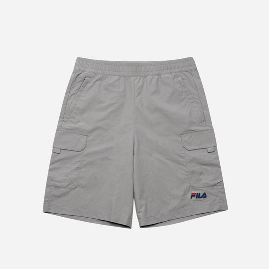Unisex Fila Dna Regular Cargo Shorts - Gray