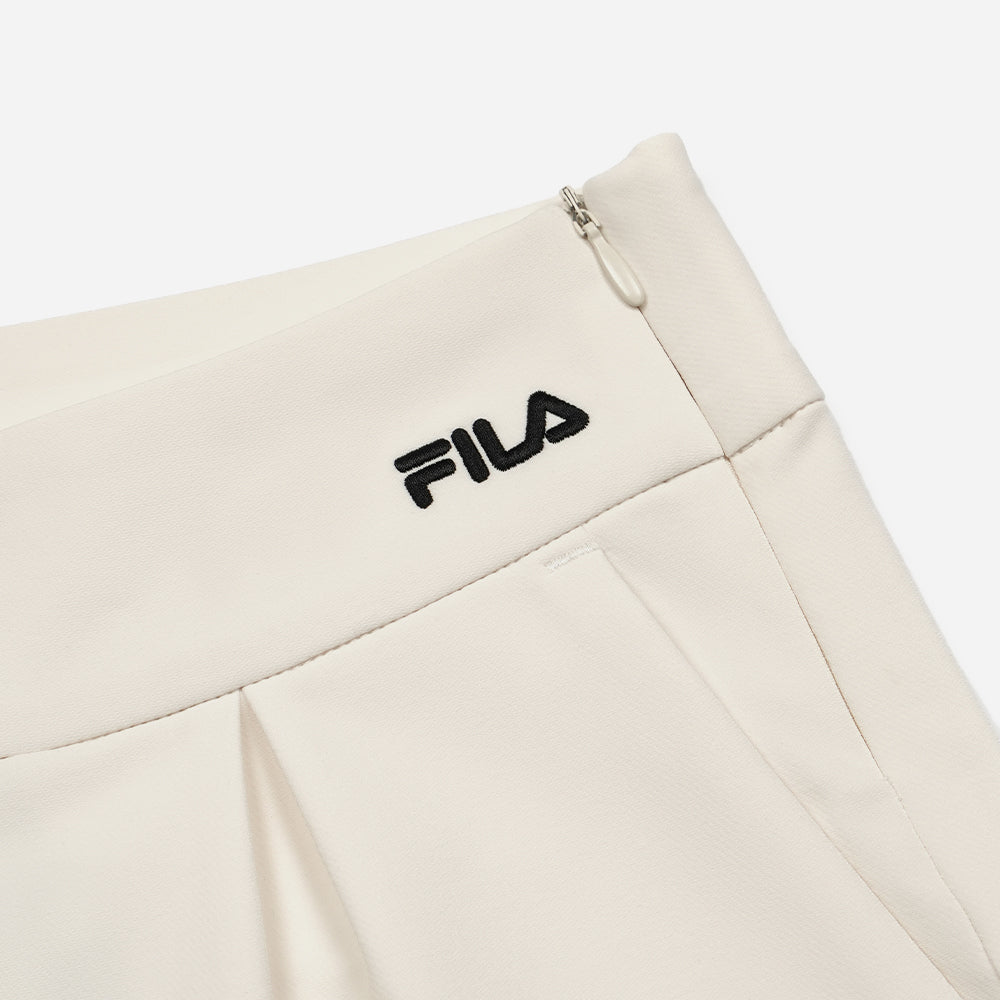 Quần Ngắn Nữ Fila X Peanut Regular Fit Small Logo - Be - Supersports Vietnam