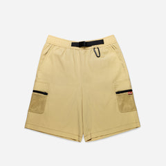 Unisex Fila Fiore Woven Shorts - Beige