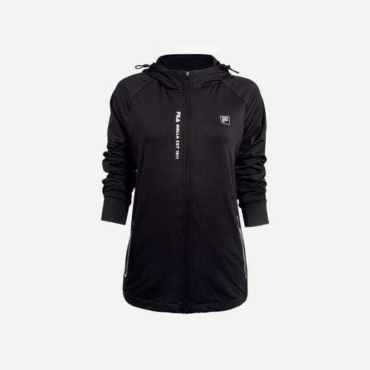 Unisex Fila Leisure Sport Jacket - Black