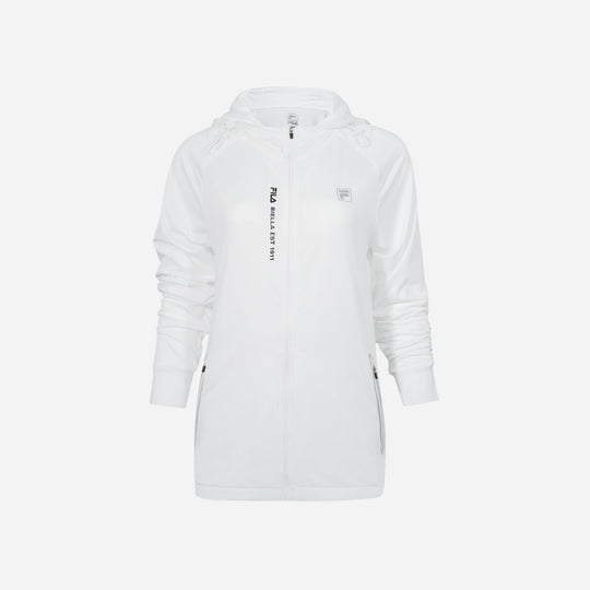 Unisex Fila Leisure Sport Jacket - White