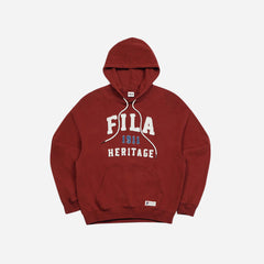 Unisex Fila The New Original Comfort Fit Logo Fila Hoodies - Brown