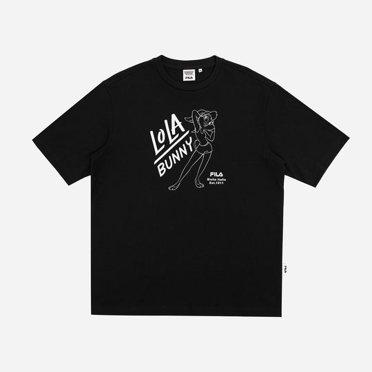 Unisex Fila Looney Tunes T-Shirt - Black