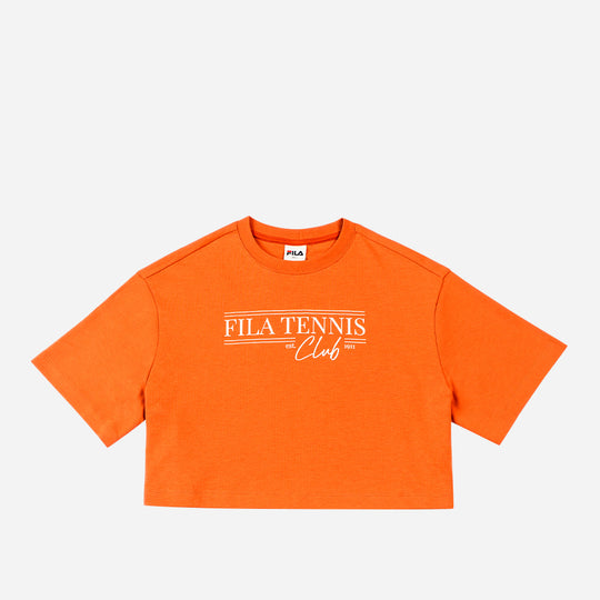 Women's Fila Tennis Club T-Shirt - Orange