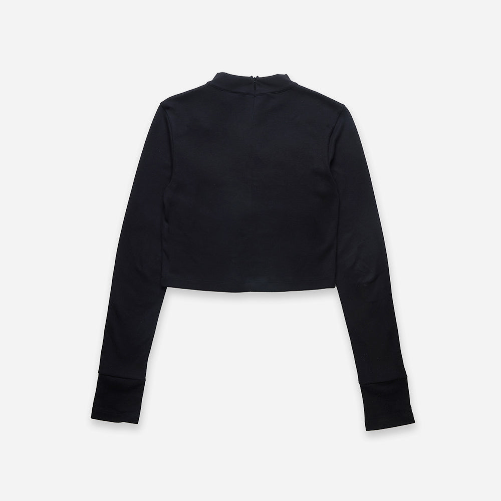 Áo Thun Dài Tay Nữ Fila Fiore Slim Fit - Đen - Supersports Vietnam