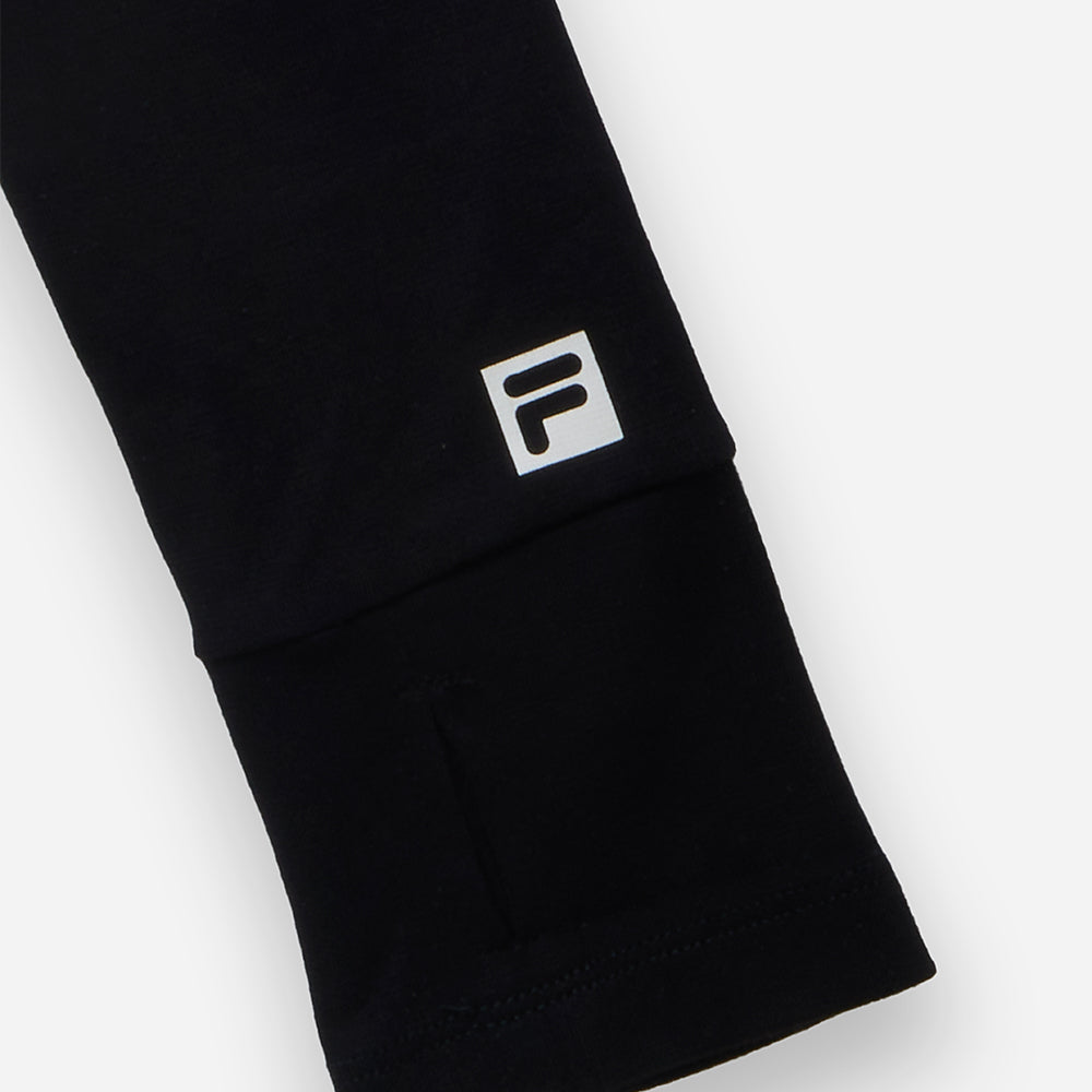 Áo Thun Dài Tay Nữ Fila Fiore Slim Fit - Đen - Supersports Vietnam