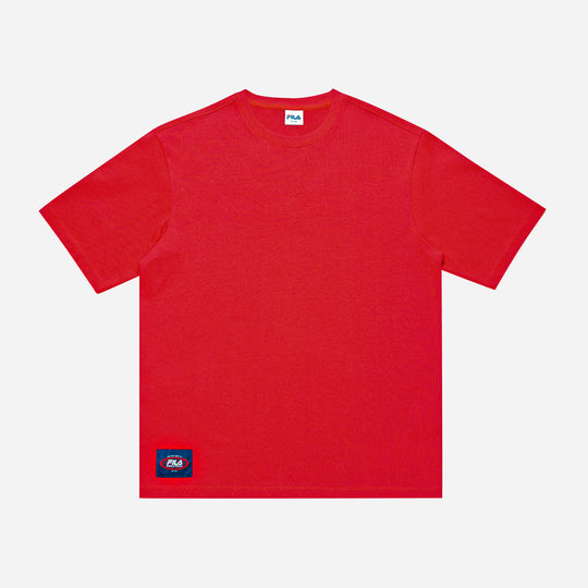 Unisex Fila Dna Comfort Short Sleeve T-Shirt - Red