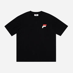 Unisex Fila Dna Loose Sleeve T-Shirt - Black