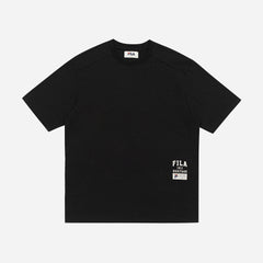 Unisex Fila The New Original Comfort Fit Logo Fila T-Shirt - Black