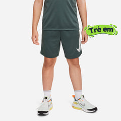 Quần Ngắn Trẻ Em Nike Dri Fit Trophy 23 - Xanh Quân Đội