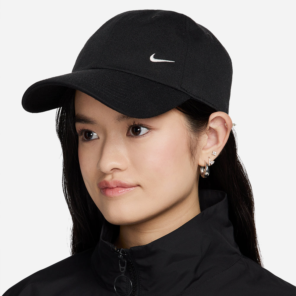 Mũ Lưỡi Trai Nike Club Swoosh - Đen - Supersports Vietnam