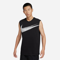 Áo Ba Lỗ Nam Nike Dri-Fit Fitness - Đen