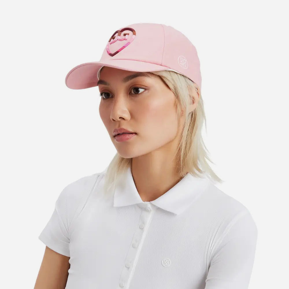 Mũ Golf Gfore Striped Heart G'S - Hồng - Supersports Vietnam