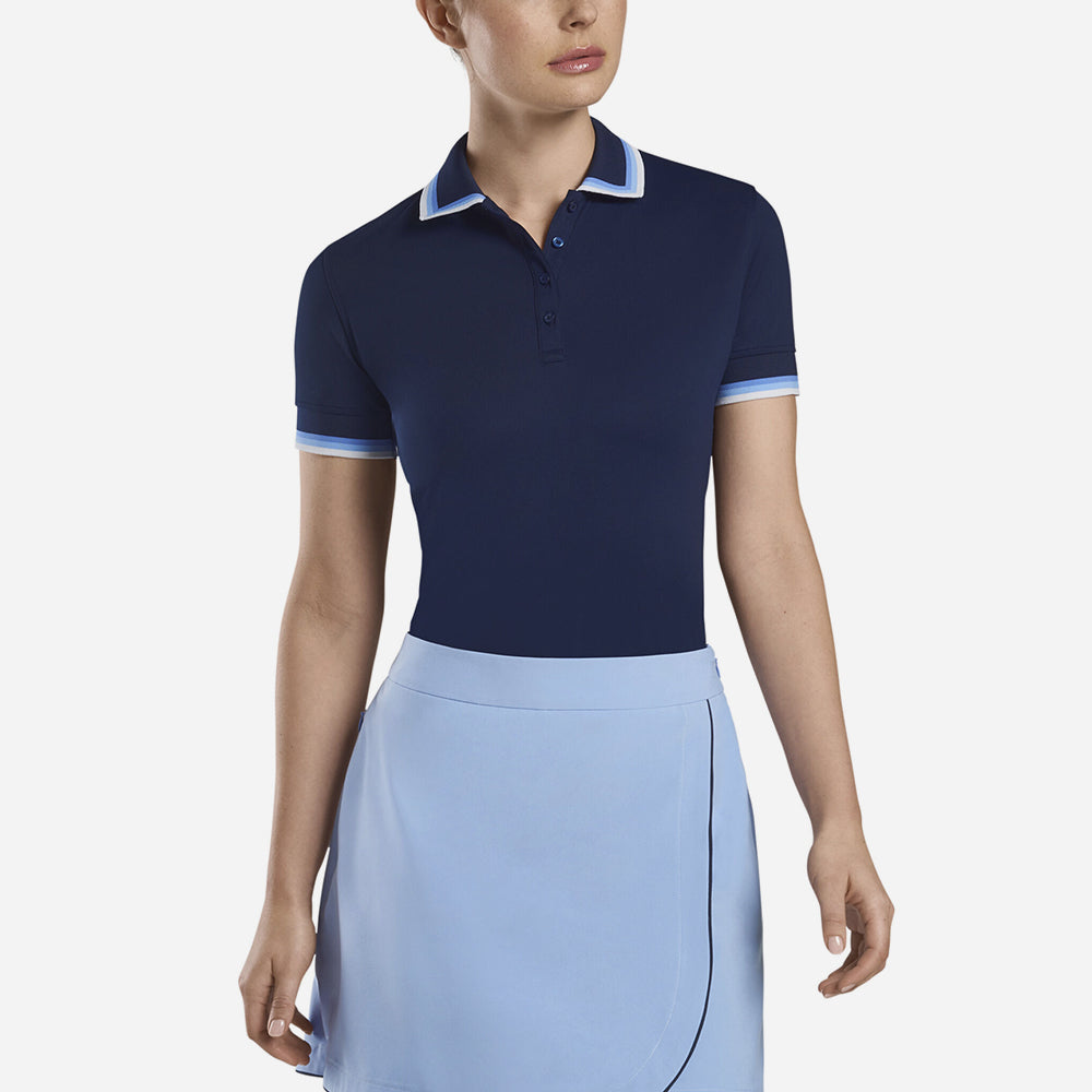 Áo Golf Tay Ngắn Nữ Gfore Gradient - Xanh Navy - Supersports Vietnam