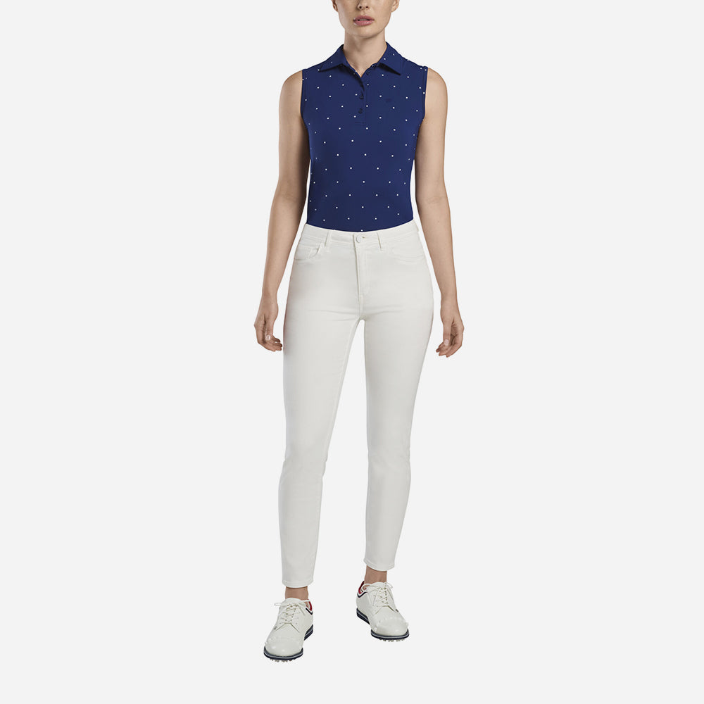 Áo Golf Tay Ngắn Nữ Gfore Star Print Sleevless - Xanh Dương - Supersports Vietnam
