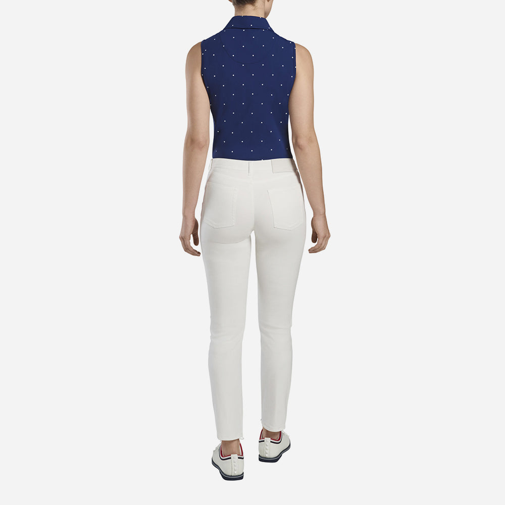 Áo Golf Tay Ngắn Nữ Gfore Star Print Sleevless - Xanh Dương - Supersports Vietnam