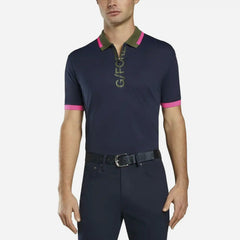 Áo Golf Tay Ngắn Nam Gfore Logo 1/4 Zip - Xanh Navy - Supersports Vietnam