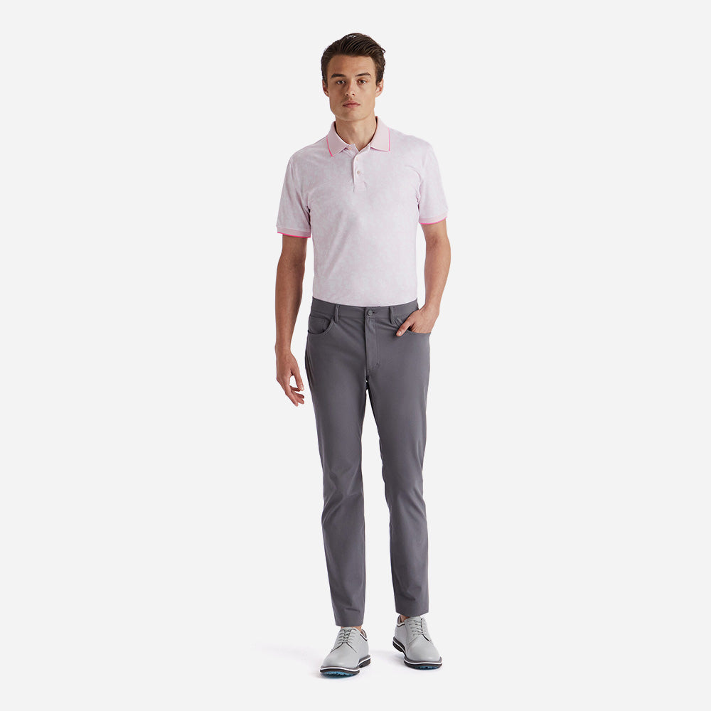 Áo Golf Tay Ngắn Nam Gfore Cut Out Floral Jersey - Hồng - Supersports Vietnam