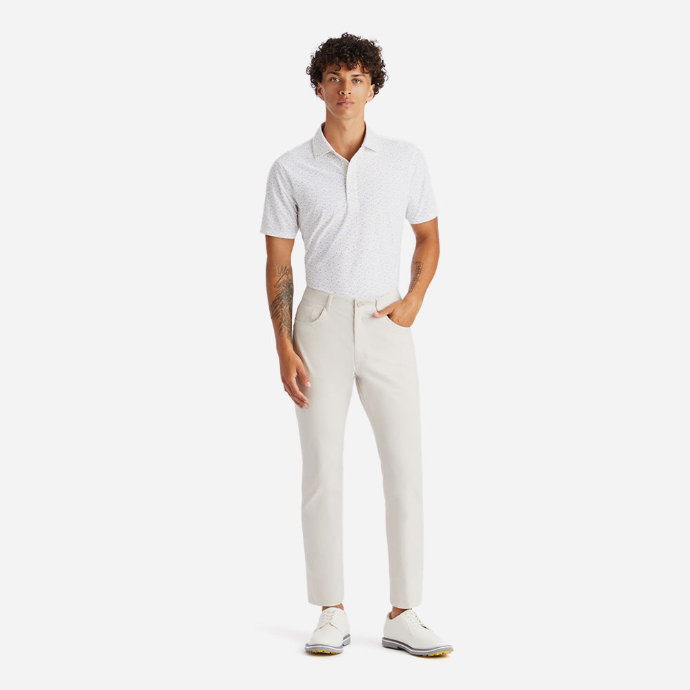 Áo Golf Tay Ngắn Nam Gfore Aye Papi Tech Piqué Slim Fit - Trắng - Supersports Vietnam
