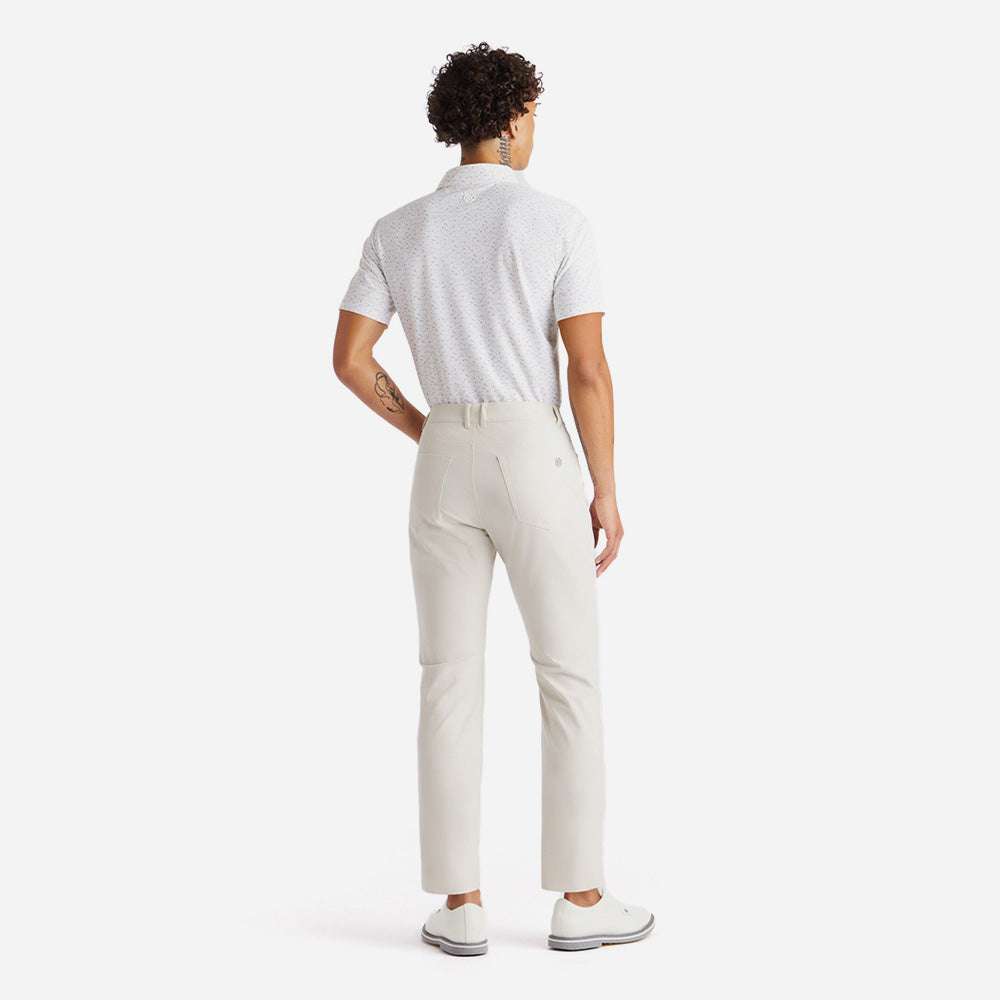 Áo Golf Tay Ngắn Nam Gfore Aye Papi Tech Piqué Slim Fit - Trắng - Supersports Vietnam