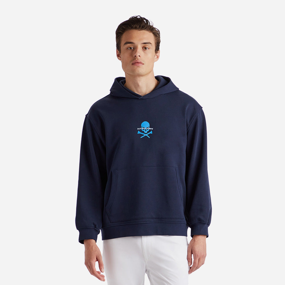 Áo Khoác Golf Unisex GFORE Oversized Skull & Tee'S - Xanh Navy - Supersports Vietnam