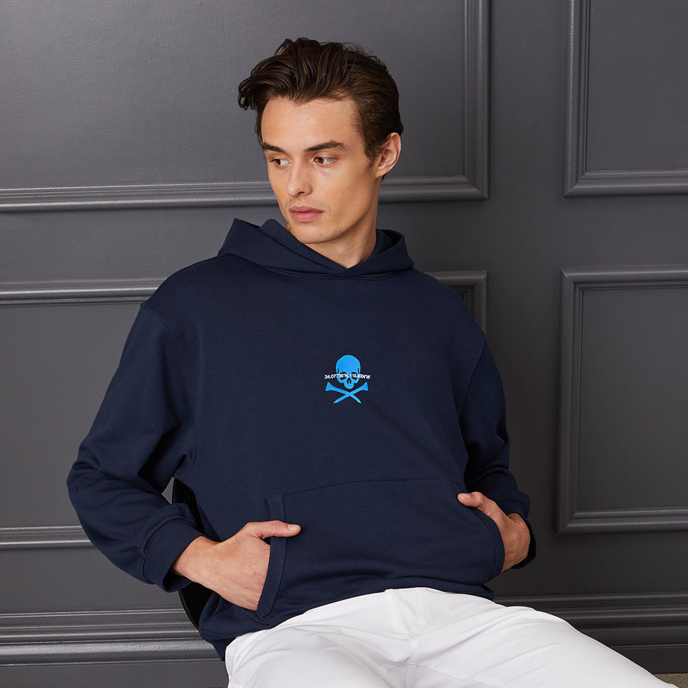 Áo Khoác Golf Unisex GFORE Oversized Skull & Tee'S - Xanh Navy - Supersports Vietnam