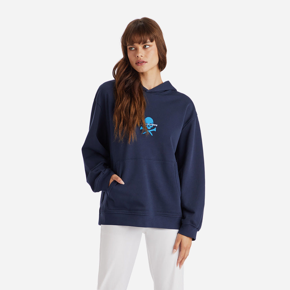 Áo Khoác Golf Unisex GFORE Oversized Skull & Tee'S - Xanh Navy - Supersports Vietnam