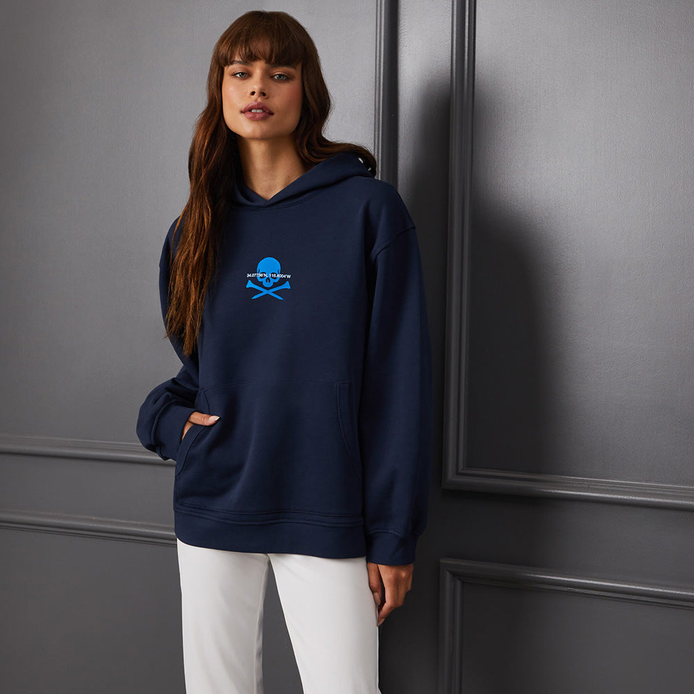 Áo Khoác Golf Unisex GFORE Oversized Skull & Tee'S - Xanh Navy - Supersports Vietnam