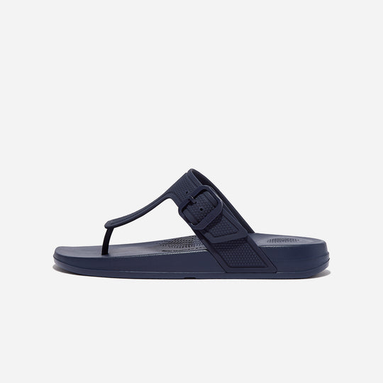 Dép Xỏ Ngón Nữ Fitflop Iqushion Adjustable Buckle - Xanh Navy