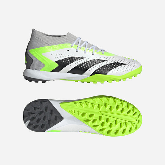 Unisex Adidas Turf Predator Accuracy.1 Football Boots - White