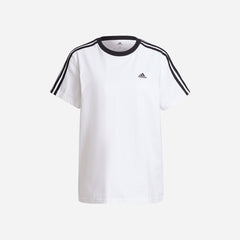 Women's Adidas Essentials 3-Stripes T-Shirt - White