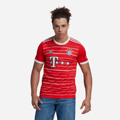 Áo Đá Bóng Nam Adidas Fc Bayern Sân Nhà 22/23 - Đỏ - Supersports Vietnam