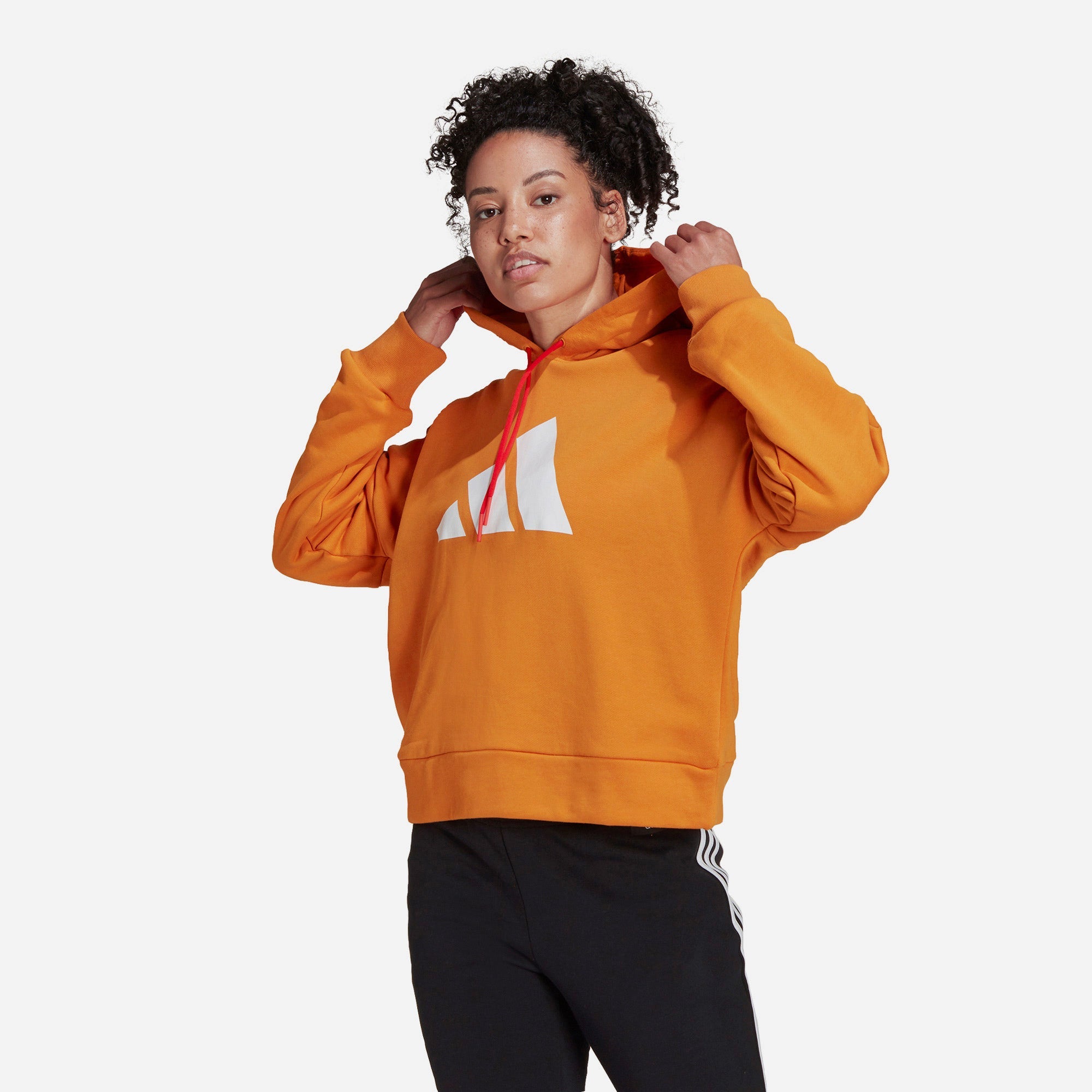 Áo Hoodie Nữ Adidas Future Icons - Cam - Supersports Vietnam