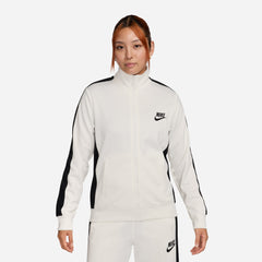 Women's Nike Knit Jackets - Beige