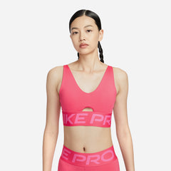 Women's Nike Pro Indy Plunge High-Support Bra - Pink