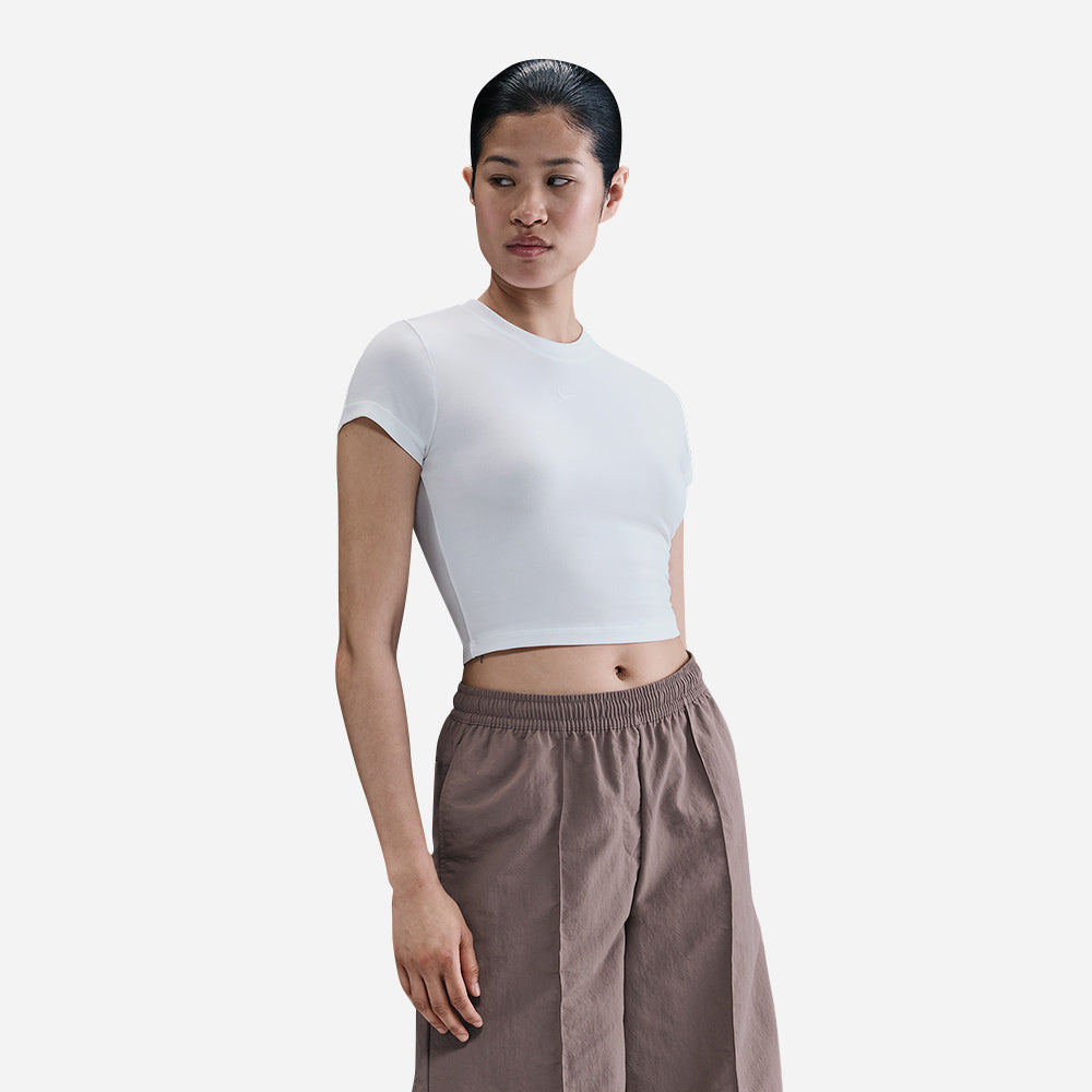 Áo Crop-Top Nữ Nike Sportswear Chill Knit - Supersports Vietnam