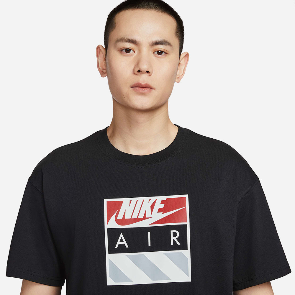 Áo Thun Tay Ngắn Nam Nike M90 Air - Đen - Supersports Vietnam